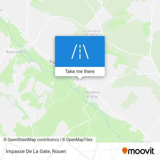 Impasse De La Gate map