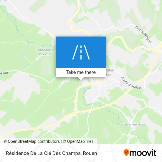 Résidence De La Clé Des Champs map