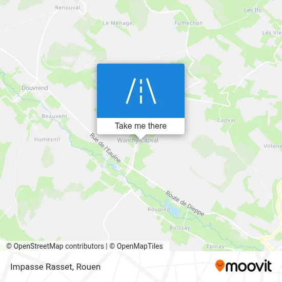 Impasse Rasset map