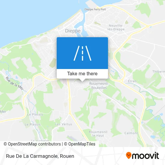 Rue De La Carmagnole map