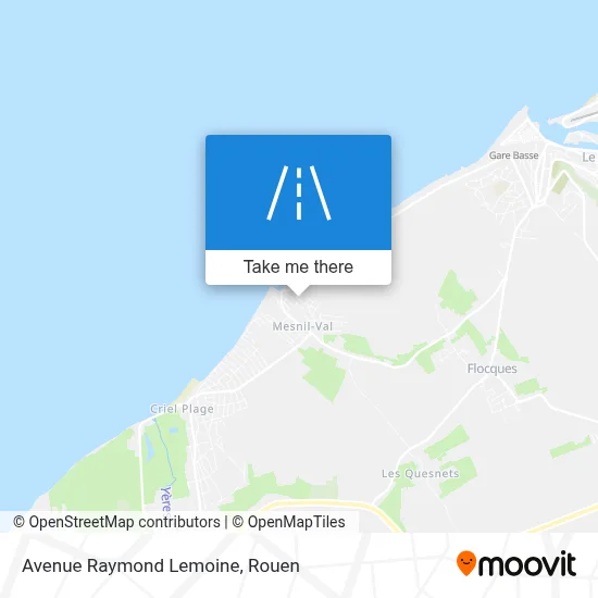 Avenue Raymond Lemoine map