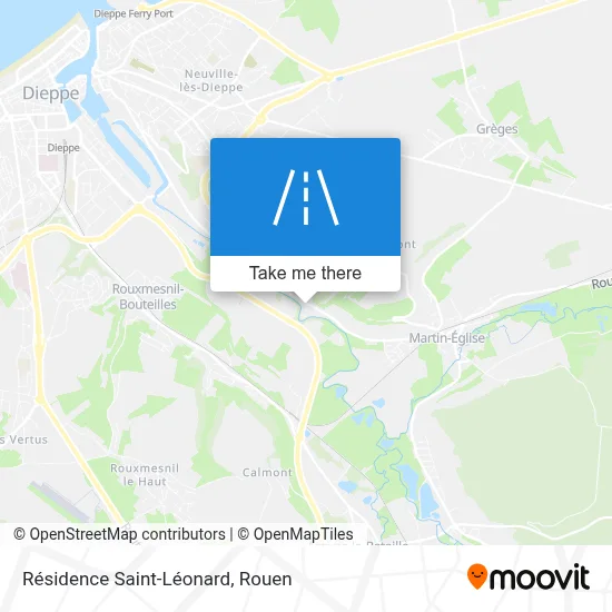 Résidence Saint-Léonard map