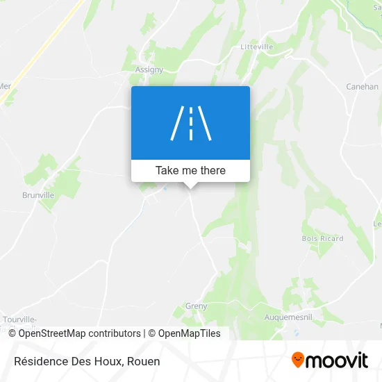 Résidence Des Houx map
