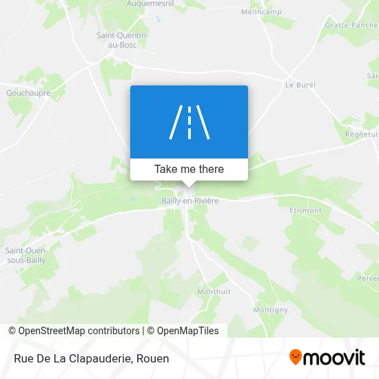 Rue De La Clapauderie map