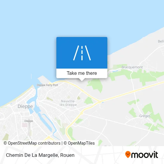 Chemin De La Margelle map