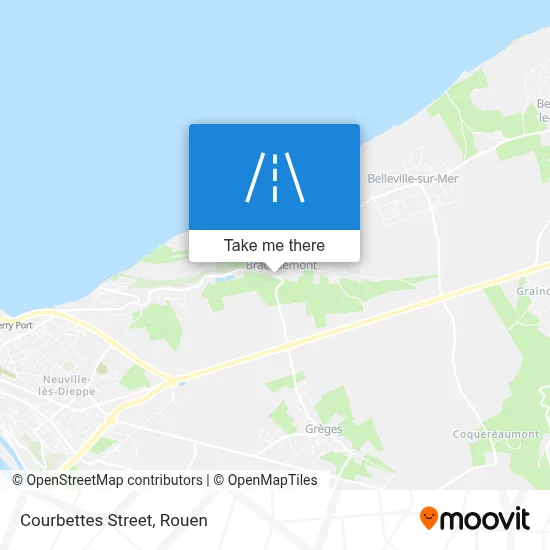 Rue Des Courbettes map