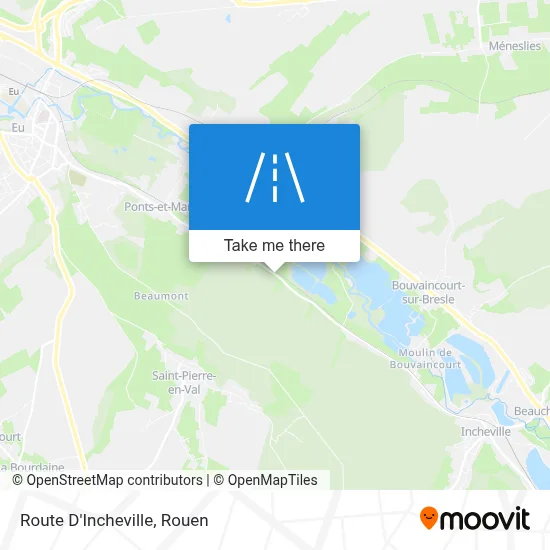 Route D'Incheville map