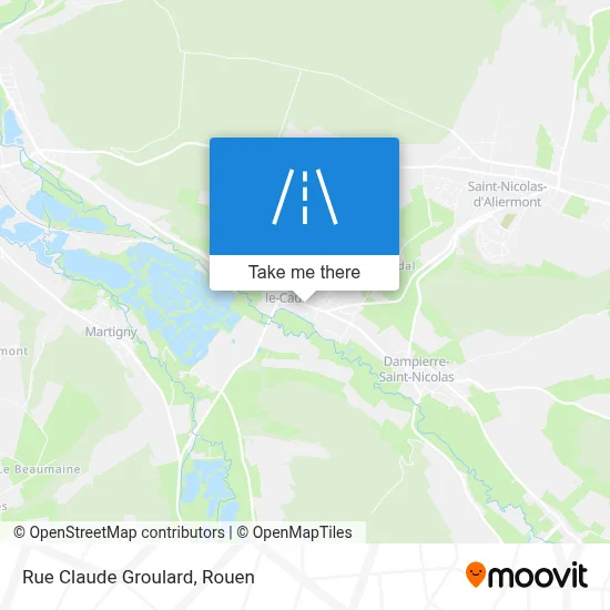 Rue Claude Groulard map