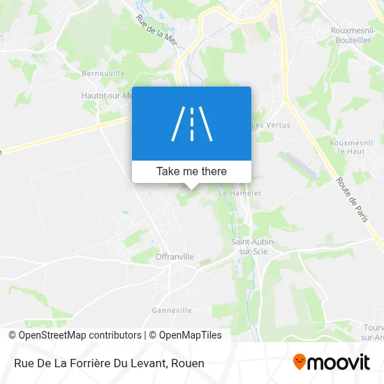 Rue De La Forrière Du Levant map