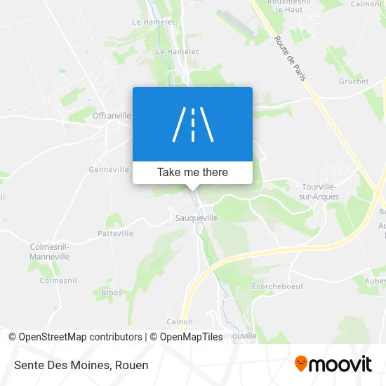 Sente Des Moines map
