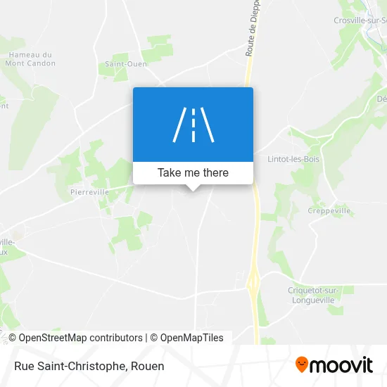Mapa Rue Saint-Christophe