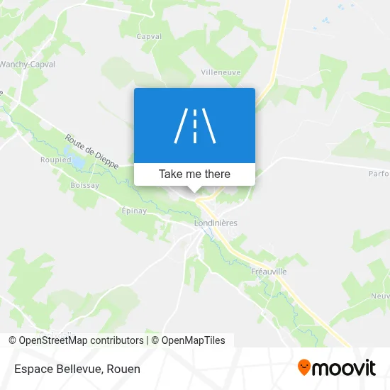 Espace Bellevue map