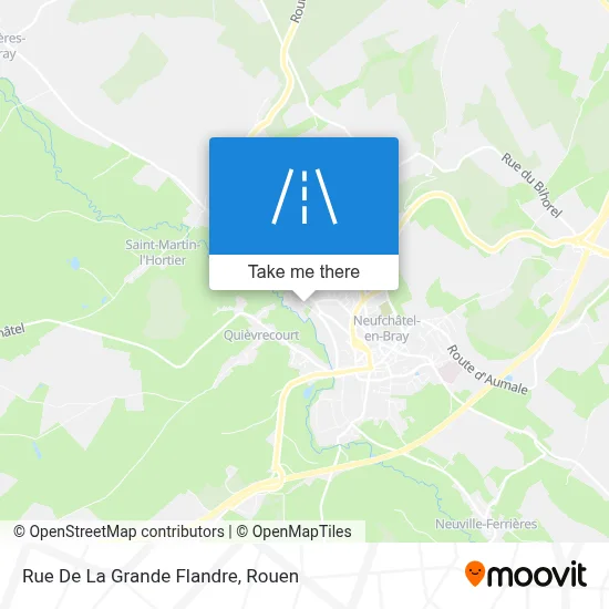 Mapa Rue De La Grande Flandre