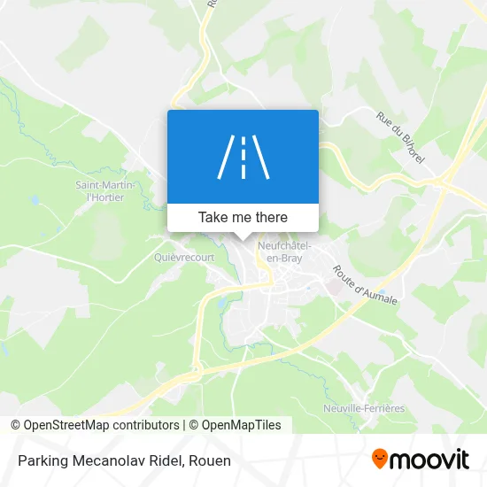 Parking Mecanolav Ridel map