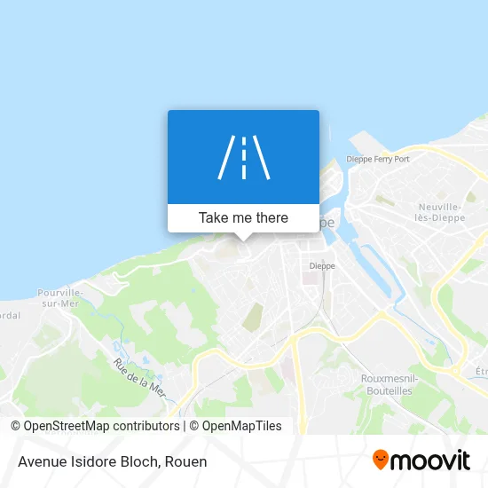 Avenue Isidore Bloch map