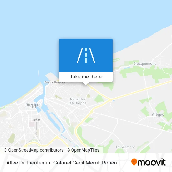 Allée Du Lieutenant-Colonel Cécil Merrit map