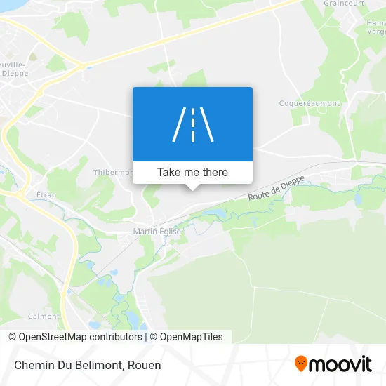 Chemin Du Belimont map
