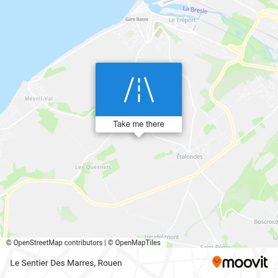 Le Sentier Des Marres map