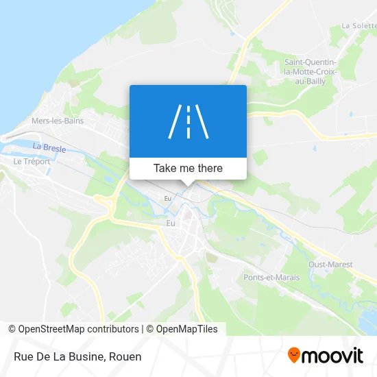 Rue De La Busine map