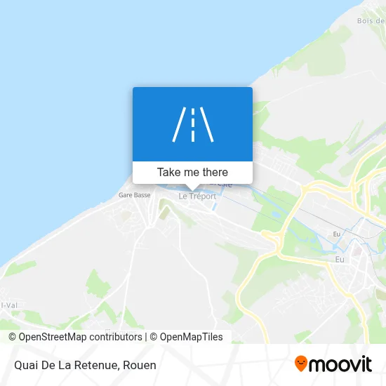 Quai De La Retenue map