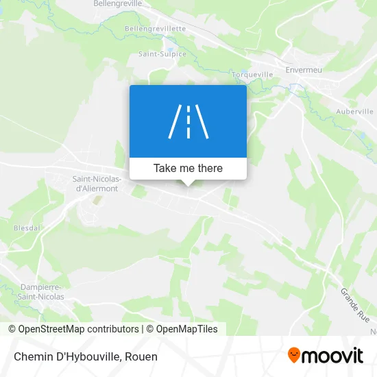 Chemin D'Hybouville map