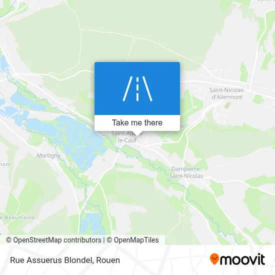 Rue Assuerus Blondel map
