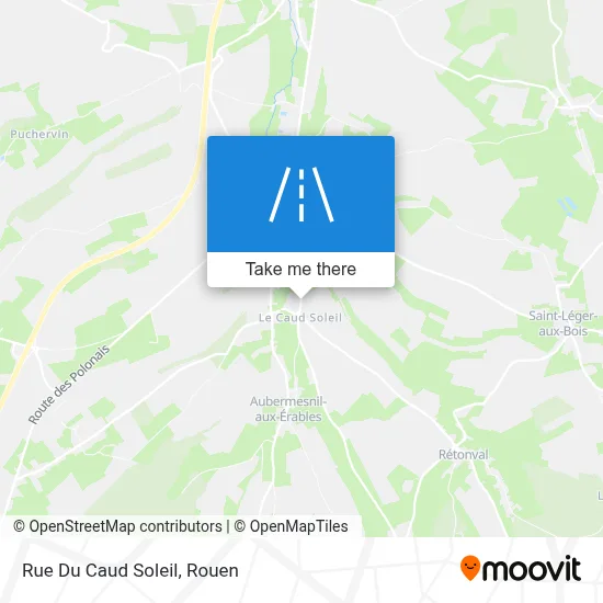 Rue Du Caud Soleil map