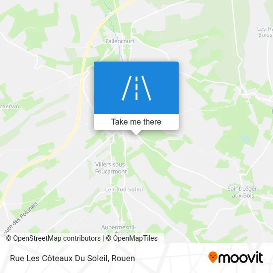 Rue Les Côteaux Du Soleil map