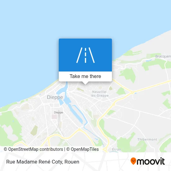 Rue Madame René Coty map