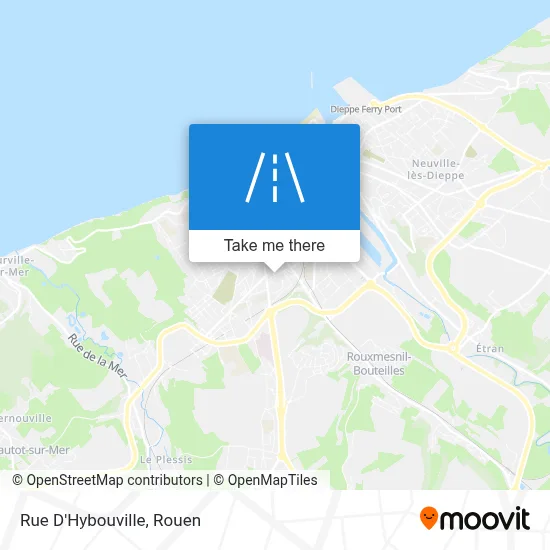 Rue D'Hybouville map