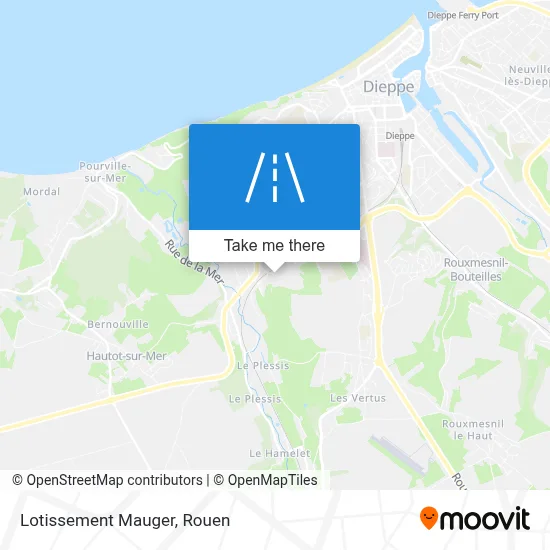 Lotissement Mauger map