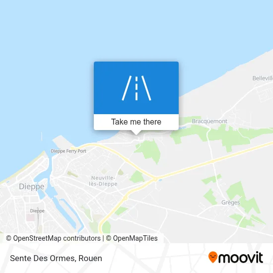 Sente Des Ormes map