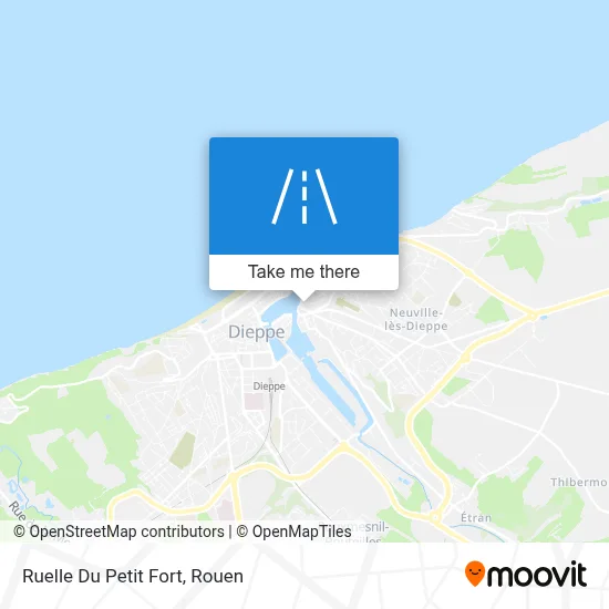 Ruelle Du Petit Fort map