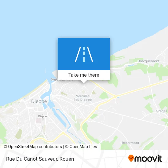 Rue Du Canot Sauveur map