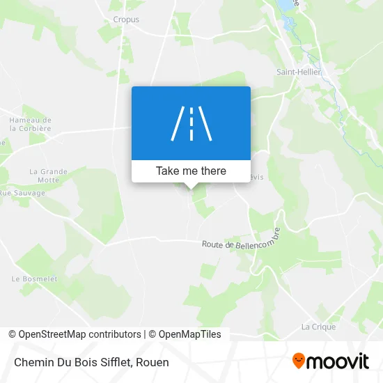 Chemin Du Bois Sifflet map
