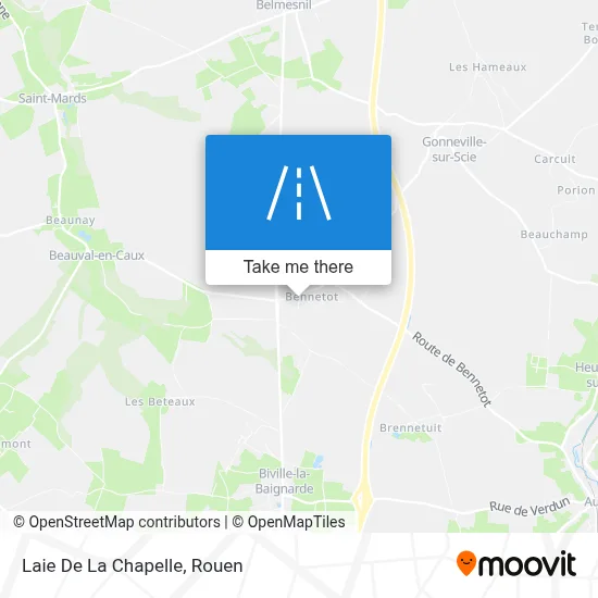 Laie De La Chapelle map