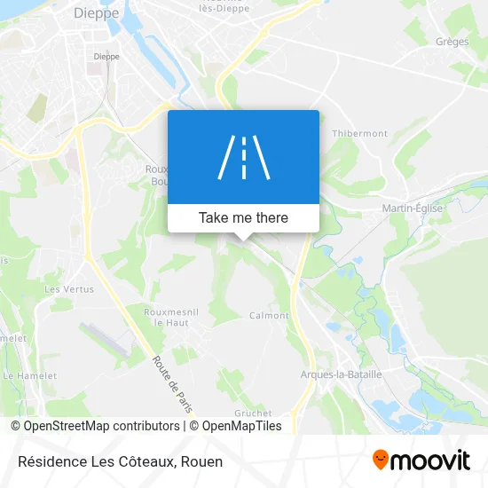 Résidence Les Côteaux map