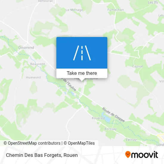 Chemin Des Bas Forgets map