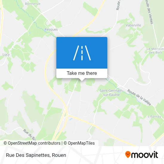 Rue Des Sapinettes map