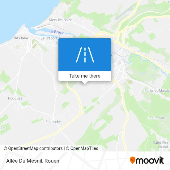 Allée Du Mesnil map
