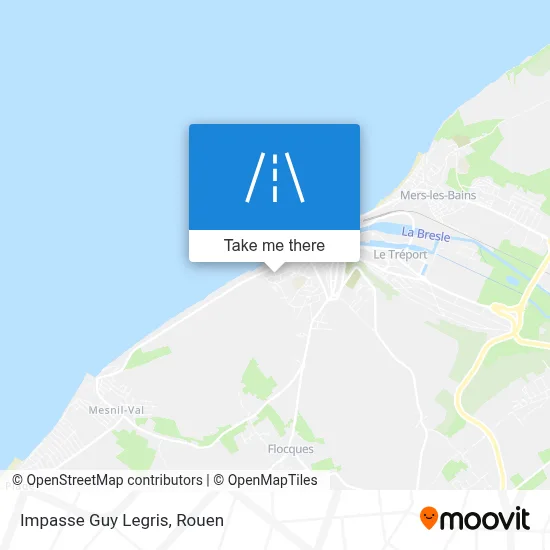 Impasse Guy Legris map