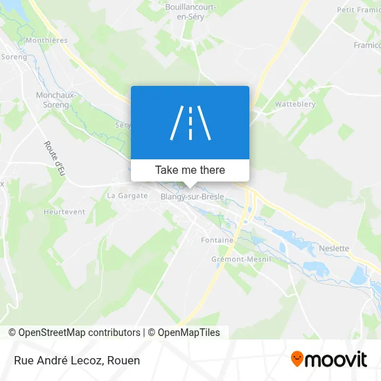 Mapa Rue André Lecoz