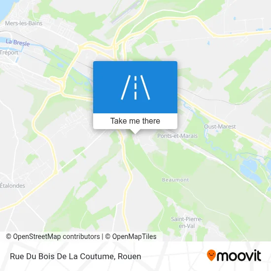 Rue Du Bois De La Coutume map
