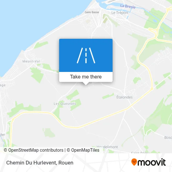 Mapa Chemin Du Hurlevent