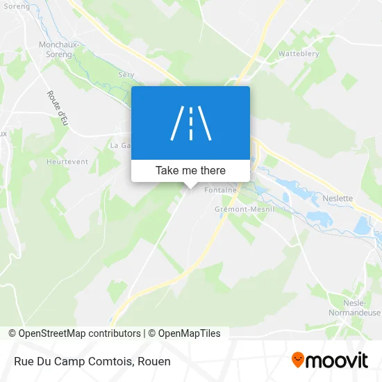 Rue Du Camp Comtois map