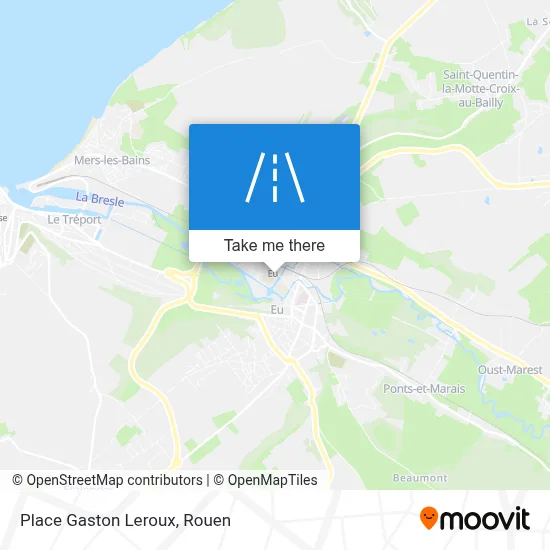 Place Gaston Leroux map