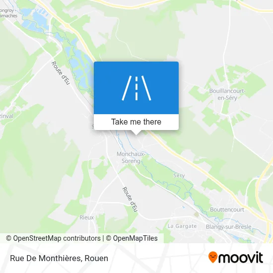 Rue De Monthières map