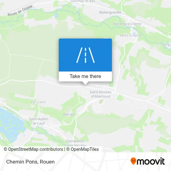 Chemin Pons map
