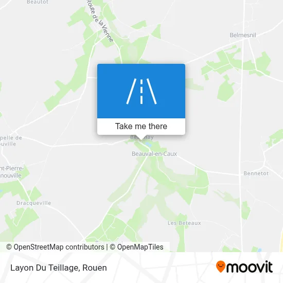 Layon Du Teillage map