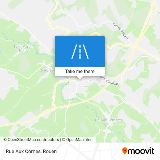 Rue Aux Cornes map